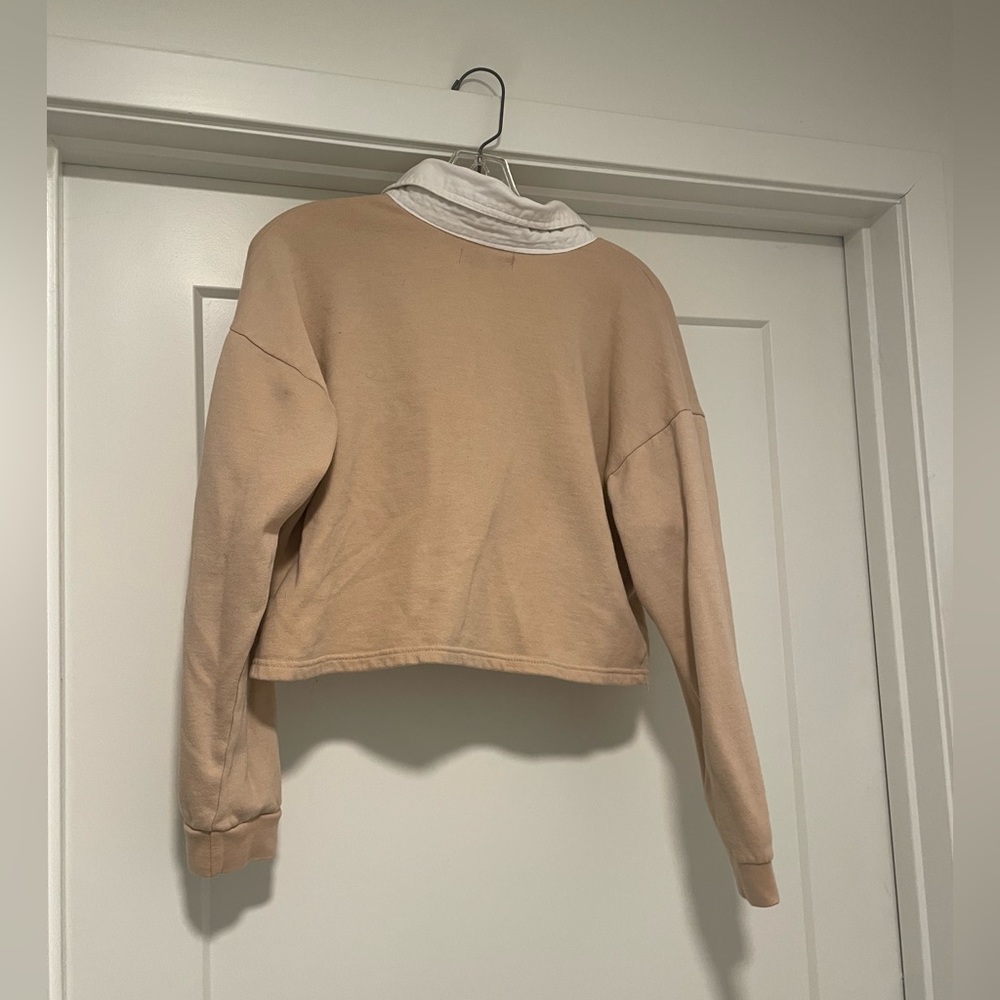 Cropped Collared Sweater (only worn once) - Picture 3 of 7